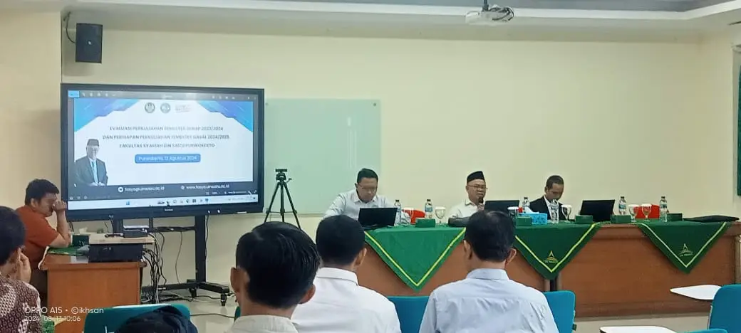 Semangat Baru, Fakultas Syariah Selenggarakan Rapat Evaluasi dan Persiapan Perkuliahan